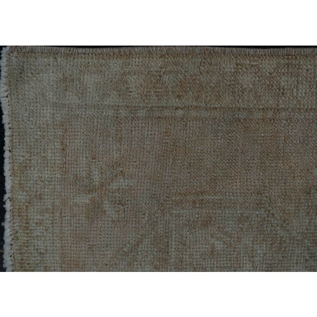 Turkish Mini Rug Oriental Hand Knotted Vintage Rug 1'7" x 3'1" #20632 For Sale - Image 4 of 8