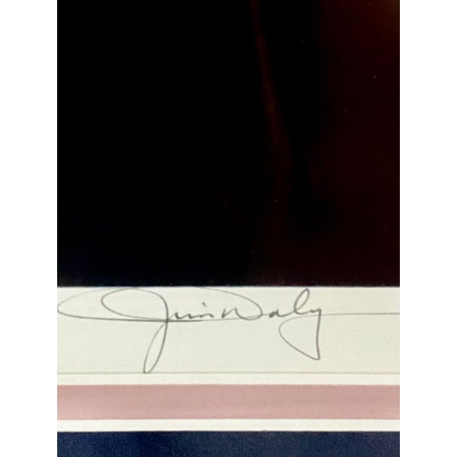 American Vintage Jim Daly Signed & Numbered Limited Edition Americana Print “Secret Admirer” Exquisitely Framed and Double Matted Excellent Condition. For Sale - Image 3 of 18