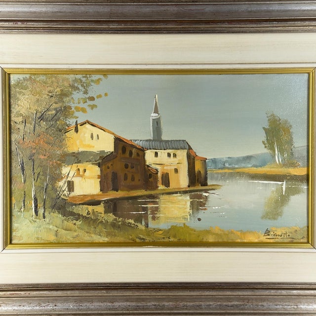 Landscape, 1950s, Oil on Canvas, Framed For Sale - Image 13 of 15