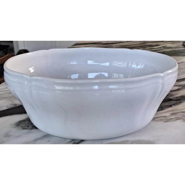 Richard Ginori Estate Richard Ginori Antico Doccia Salad Bowl or Cache Pot For Sale - Image 4 of 12