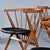 10 Spindle Back Ox Bow Solid Teak Danish Dining Chairs No. 8 by Helge Sibast For Sale - Image 10 of 14