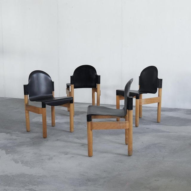 Flex 2000 Chairs and Table by Gerd Lange for Thonet, 1973, Set of 5 For Sale - Image 10 of 13