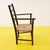 Antique Straw Armchair, 1900s For Sale - Image 4 of 6