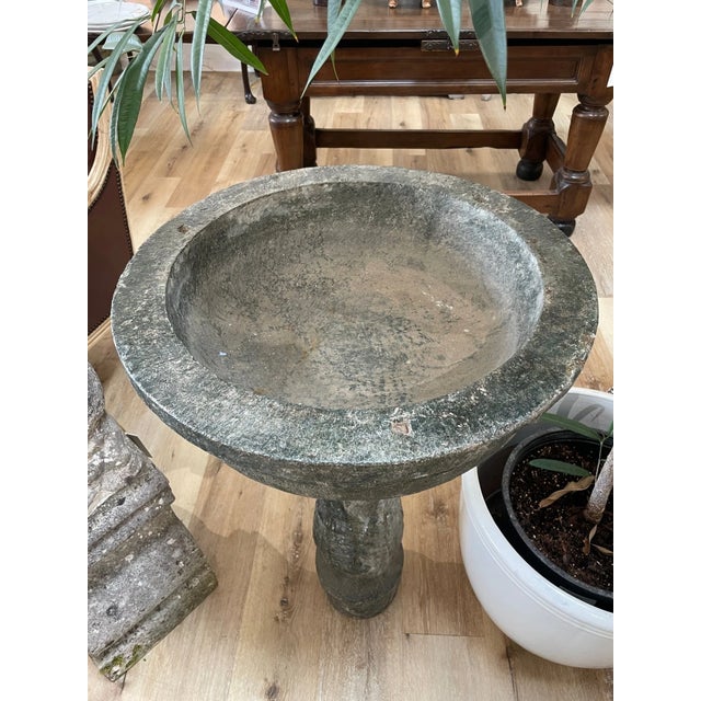 Early Italian Marble Font or Fountain or Birdbath, 17th Century For Sale - Image 6 of 7