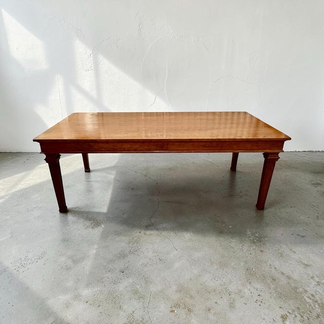 Traditional David Iatesta Mahogany Dining Table For Sale - Image 3 of 8