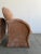 Vintage Curved Velvet Arm Dining Chairs - Set of Four For Sale - Image 15 of 18