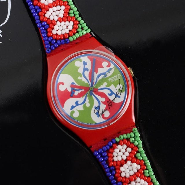 Swatch 100 Years of Cinema 1895-1995. Box of 3 watches. Working. This piece is attributed to the mentioned designer/maker....