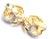 Late 20th Century Late 20th Century Verdura Yellow Gold Diamond Swirl Earrings, Pair For Sale - Image 5 of 15