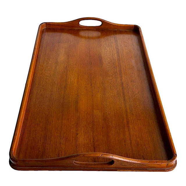 1970s 1970s Teak Wood Folding Bed Tray/Lap Desk For Sale - Image 5 of 10