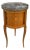 Antique French Marble Top Satinwood Inlaid Side Table For Sale