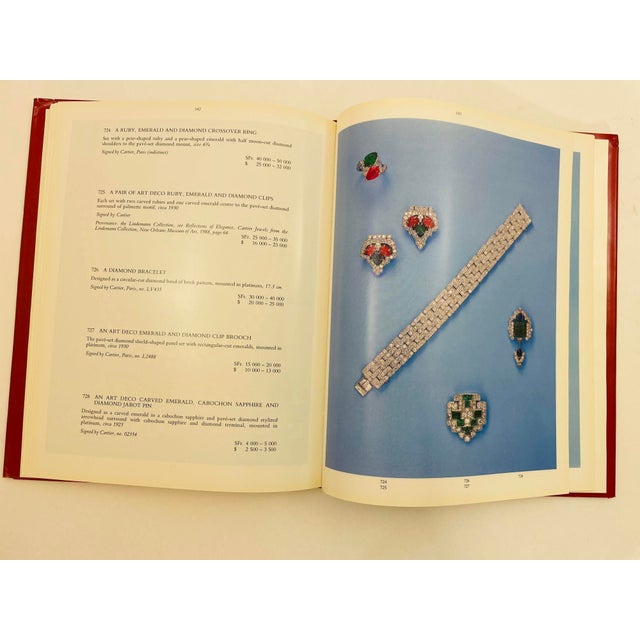 Jewellery by Cartier Christie's Geneva Auction Hardcover Book For Sale - Image 9 of 11