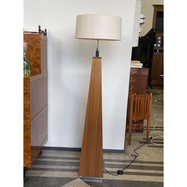 Wood Vintage Pyramid Lamp by Lorenzo Bellini, 2002 For Sale - Image 7 of 13