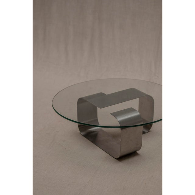 1970s Vintage French Coffee Table by Francois Monnet, 1970s For Sale - Image 5 of 13