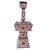 Asian Pair Chinese Qing Porcelain Coral Red Bajixiang Candlesticks For Sale - Image 3 of 15