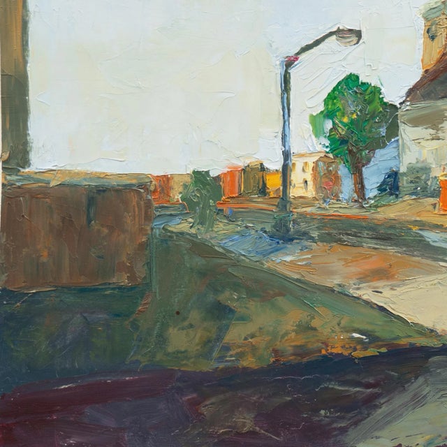 Paper 'Urban Scene, Philadelphia' by Heather Foster, 1991, New Mexico, Pennsylvania Academy of Fine Arts, Maryland College of Art For Sale - Image 7 of 8