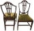 Hepplewhite Mid 19th Century Antique Hepplewhite Shield Back Chairs - a Pair For Sale - Image 3 of 11