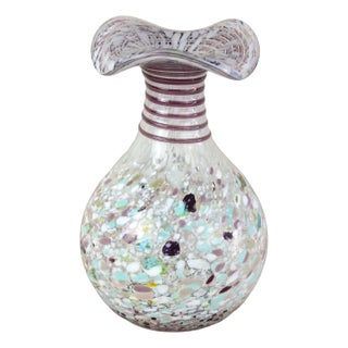 Mid-Century Murano Glass Vase, Italy, 1950s For Sale