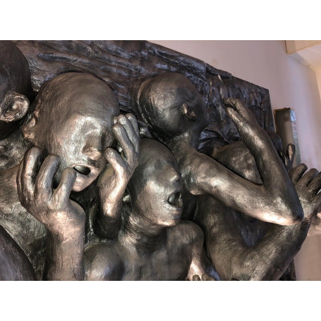 Pilgrim, Relief Wall Sculpture, 1960s For Sale - Image 12 of 15