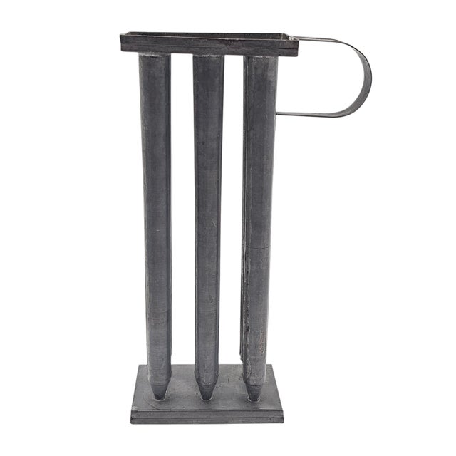 Tin Six-Tube Candle Mold For Sale - Image 4 of 8