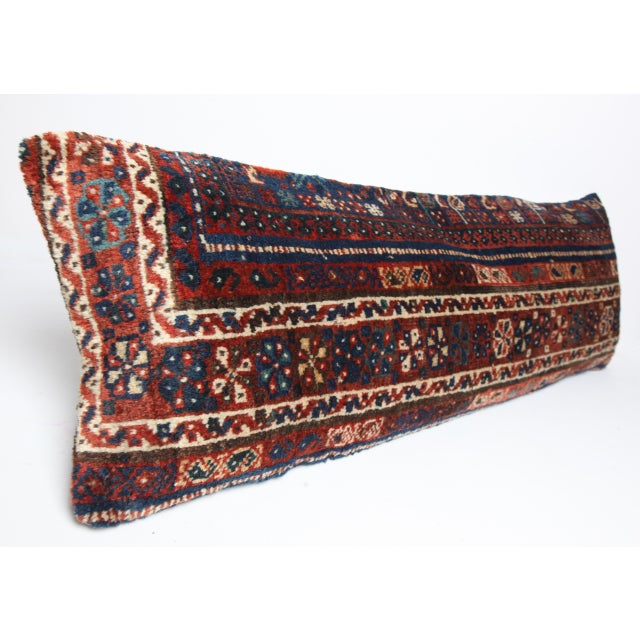 Here i am listing a 100% Handmade double knotted rug pillow cover, made from antique Persian tribal carpet rug. This’s a...