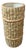 Mid 20th Century Hollywood Regency Majolica Faux Bamboo Umbrella Stand or Floor Vase, Palm Beach Style, 18" For Sale