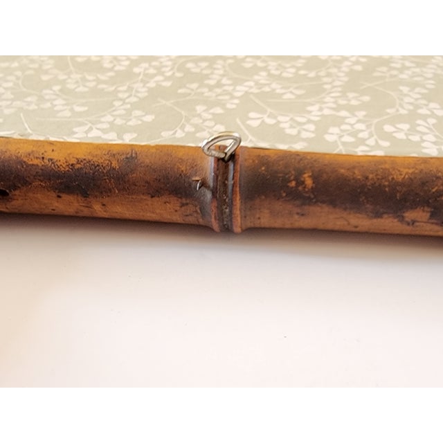 Antique French Faux Bamboo Wall Mirror For Sale - Image 11 of 12