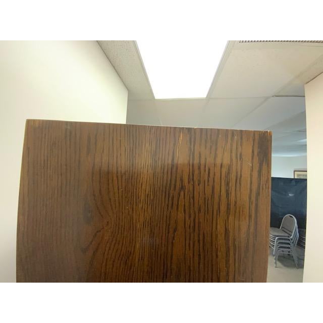 Wood A Pair of Vintage Henredon Cabinets in Campaign Style For Sale - Image 7 of 17