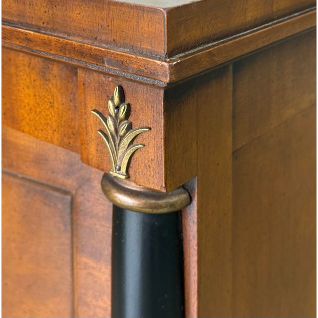 Gordon’s Inc.classic Neoclassical Fine Furniture French Empire Style Nightstands - A Pair For Sale - Image 9 of 11