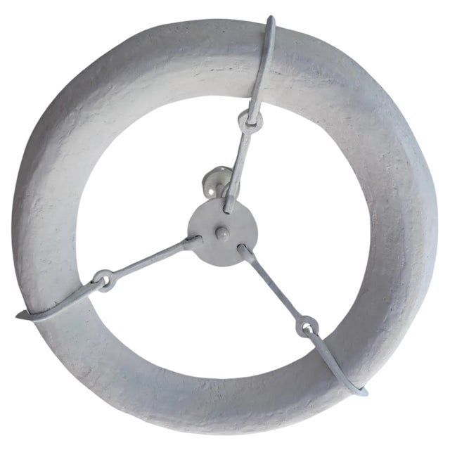 Eze White Suspension Light by Michel Amar For Sale