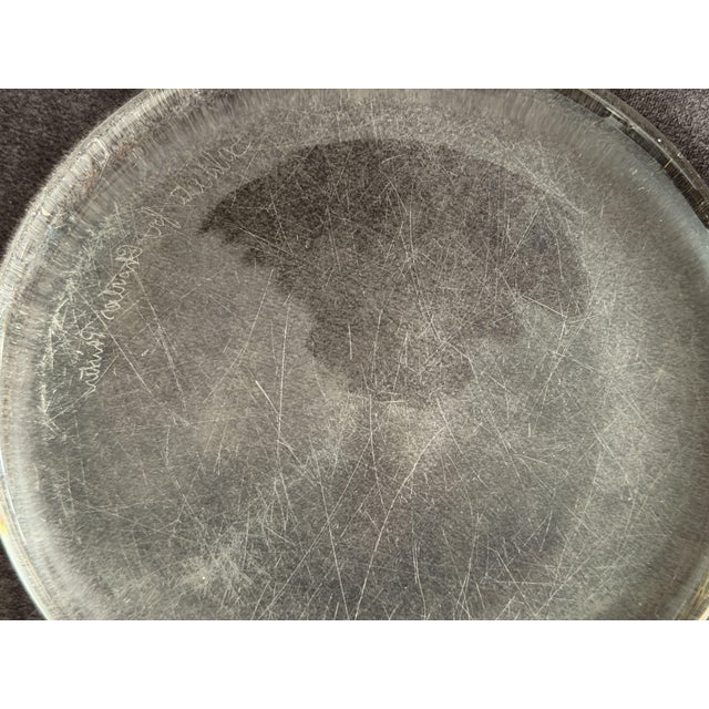 Murano Plates by Salviati for Charles Pfister, 1977, Set of 2 For Sale - Image 8 of 12