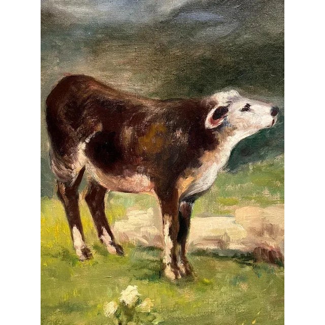 R. Luzio, Figurative Scene, Oil on Canvas, Framed For Sale - Image 9 of 18