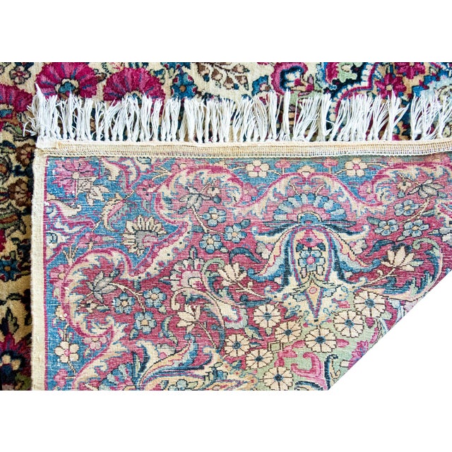 Early 20th Century Persian Kirman Rug For Sale - Image 14 of 15