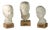 Head Sculptures by Lorenzo Pepe for Litoceramica Piccinelli, 1930, Set of 3 For Sale