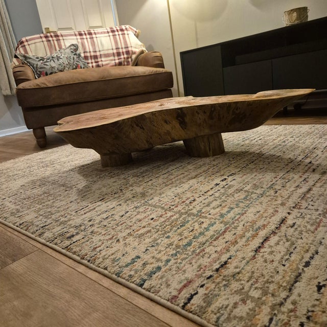 This one-of-a-kind coffee table is handcrafted in Scotland from solid Scottish pine, shaped entirely by hand to preserve...