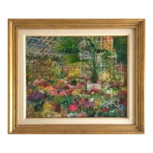 Honey W. Kurlander, Greenhouse, Painting
