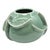 Takue Yaki Seiji Celadon Folded Studio Vase Signed Heirō With Tomobako Box For Sale - Image 4 of 10