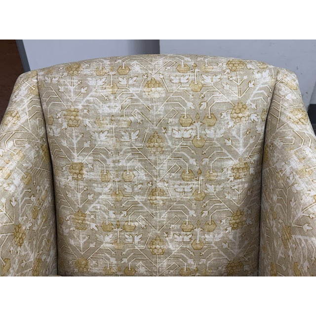 Textile Lee Industries Swivel Lounge Chairs, Pair For Sale - Image 7 of 12