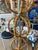 Vintage Modern Italian Bamboo & Chrome Floor Lamps Newly Wired - Pair For Sale - Image 10 of 13