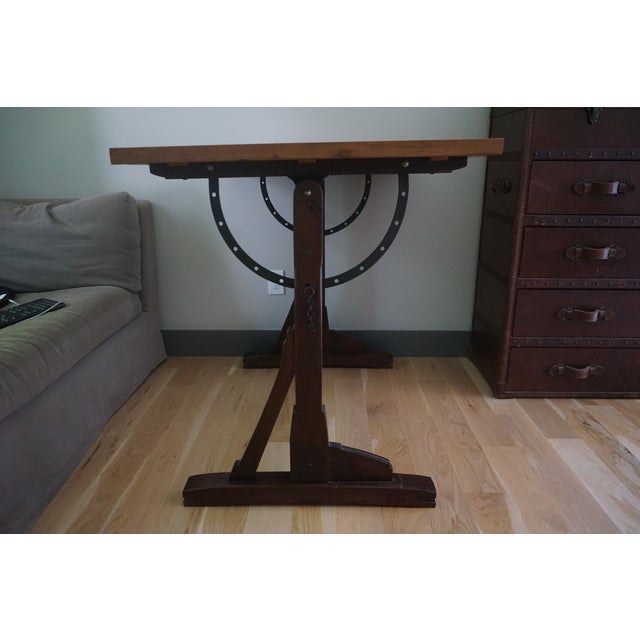 Restoration Hardware Reproduction of 1920’s French Drafting Table by Restoration Hardware For Sale - Image 4 of 6
