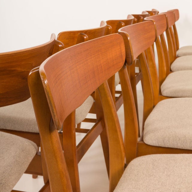 Danish Teak Dining Chairs from Farstrup Møbler, Denmark, 1960s, Set of 10 For Sale - Image 9 of 18
