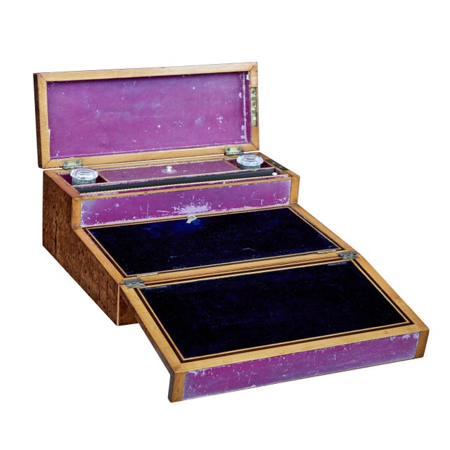 About this item19th century victorian burr walnut desk top writing slope circa 1870.fine quality english made victorian...