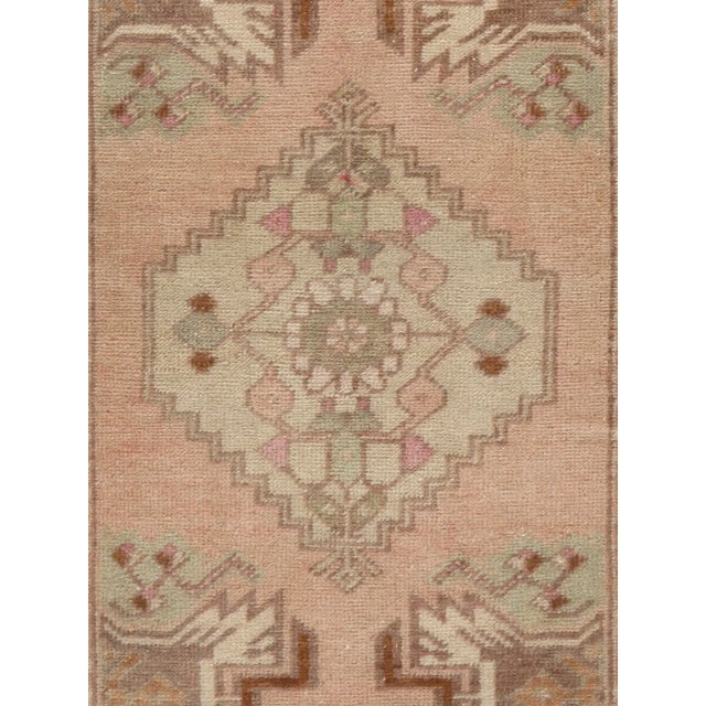 Traditional A Vintage Turkish Yastik Rug 1'9 X 3' For Sale - Image 3 of 3