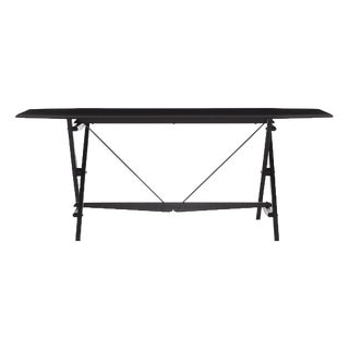 Cavalletto Table in Black Stained Wood by Franco Albini for Cassina For Sale