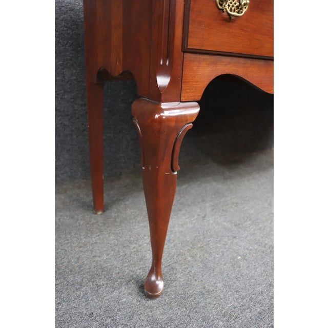 Queen Anne Late 20th Century Pennsylvania House Queen Anne Cherry Sideboard For Sale - Image 3 of 12