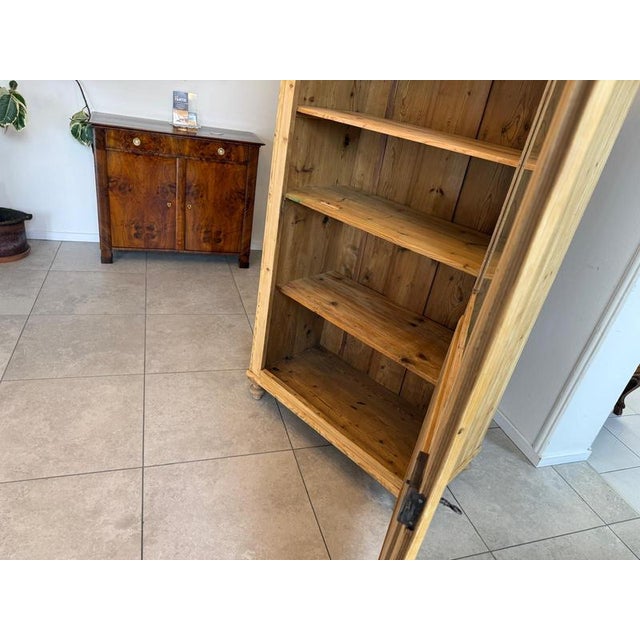 Biedermeier Farmhouse Wood Display Cabinet For Sale - Image 12 of 13