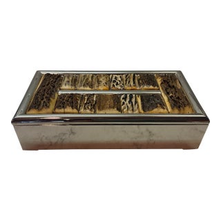 Gucci Italy Vintage Horn Cigarette Dresser Trinket Box For Sale