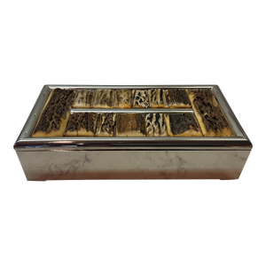 Gucci Italy Vintage Horn Cigarette Dresser Trinket Box