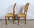 Set of Art Deco Blond Mahogany Chairs, 1940 For Sale - Image 4 of 17