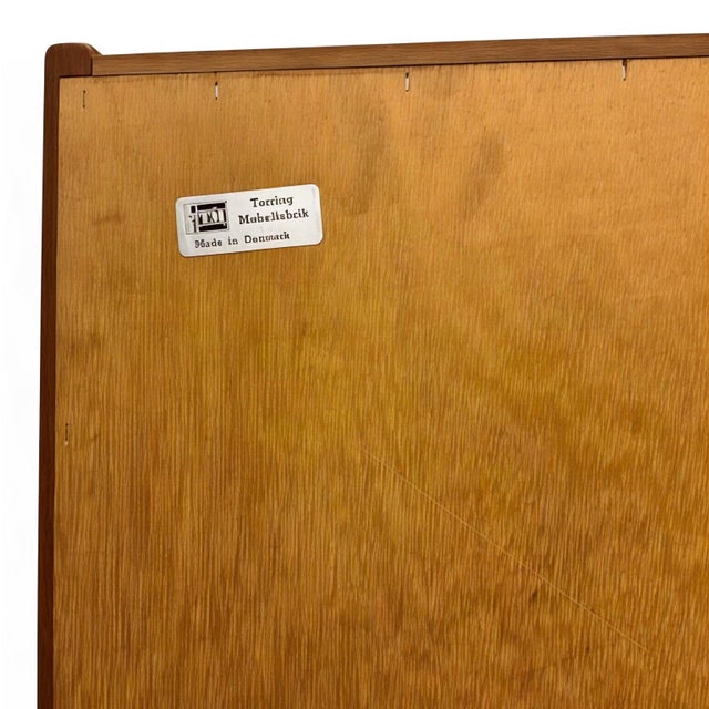 Model No. 63 Teak Wood Secretary by Kai Kristiansen for Tørring Møbelfabrik and HJN Møbler, Denmark, 1960s For Sale - Image 9 of 18