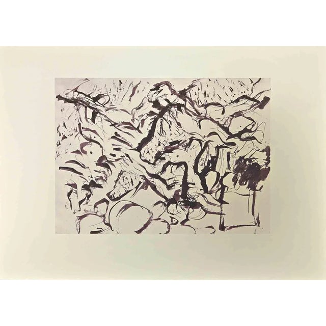 Contemporary Willem De Kooning, Spoleto, Offset Lithograph, 1980s For Sale - Image 3 of 3